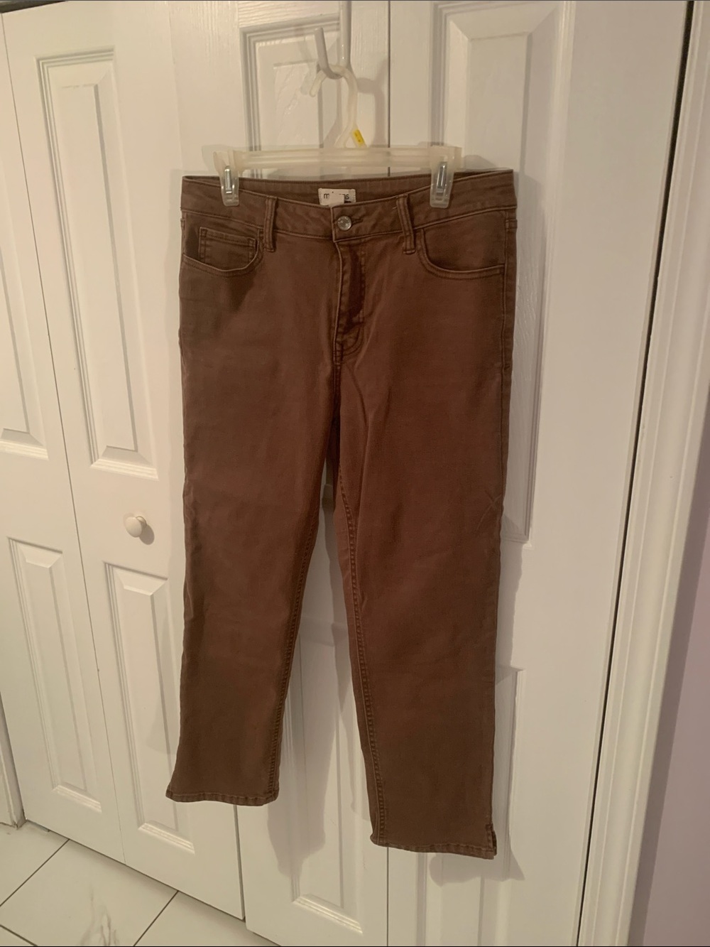 M Jeans Chocolate Brown Straight-Leg Jeans